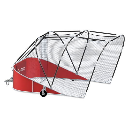 Jaypro Batting Cage – Big League Series Bomber Elite Batting Turtle | Professional-Grade Portable Hitting Cage for Game Day Practice – BGLC-7500