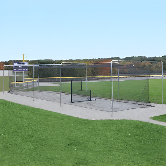 Jaypro Batting Tunnel Frame – 55' Single | Semi-Permanent Outdoor Baseball Cage Structure (BBTF-55)