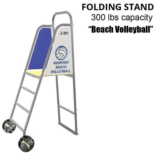 Jaypro Beach Volleyball Referee Stand for Mercury System – Weather-Resistant Outdoor Platform for Officials – OBVRS-8