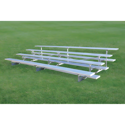 Jaypro Bleacher – 15' (4 Row, Single Foot Plank) | Standard Outdoor Bleacher with Steel Frame – BLCH-4
