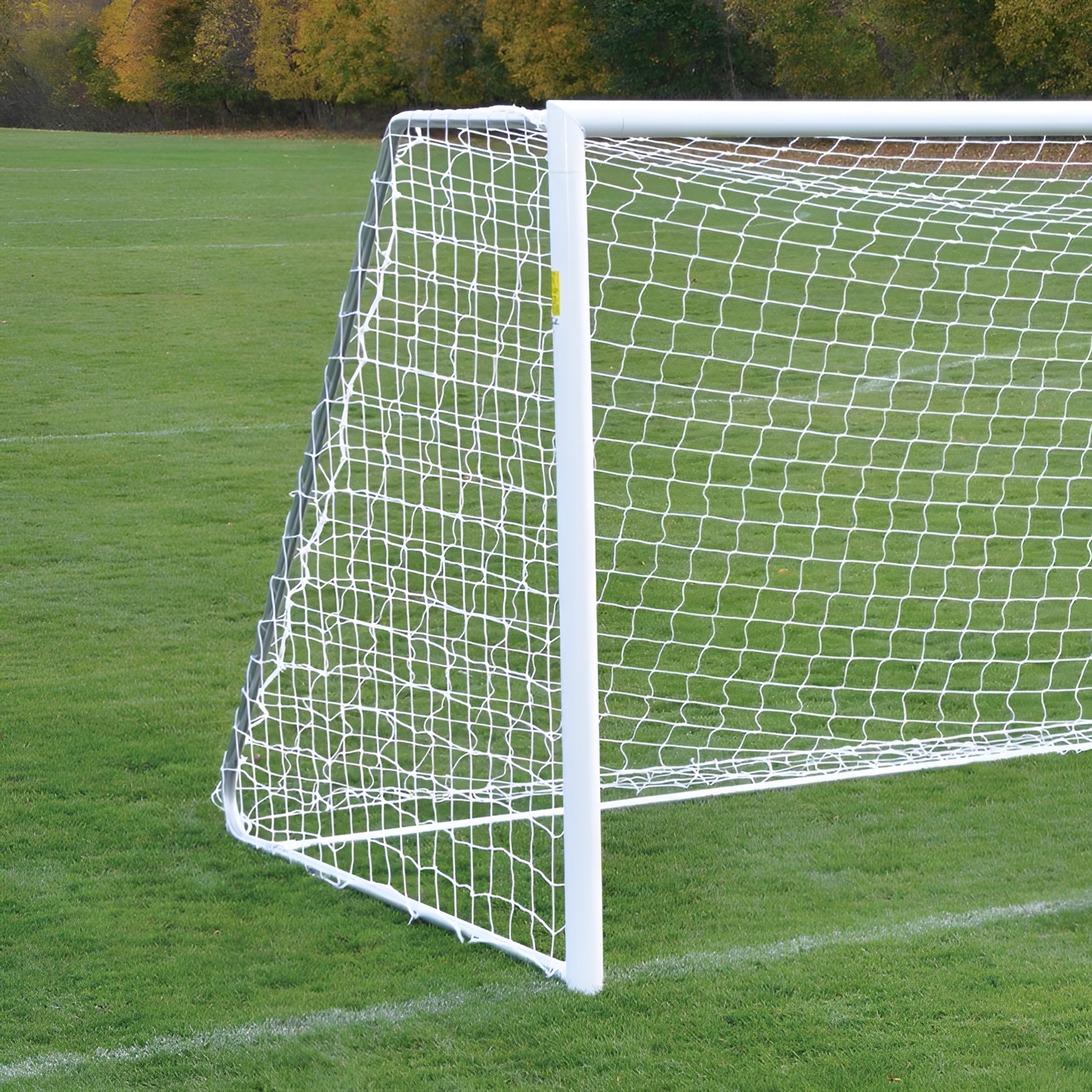 Jaypro Classic Club Round Soccer Goals (7'H x 21'W) | All-Aluminum Durable Match Goals for Club & Training Fields (CC21S)