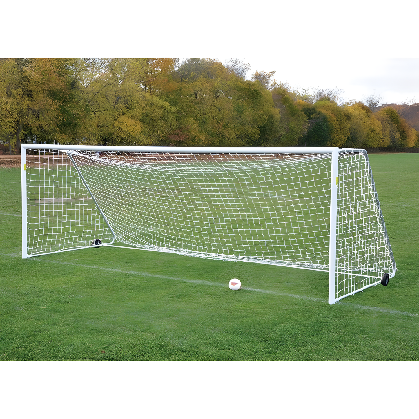 Jaypro Classic Official Round Soccer Goal Package – 4′ × 4′ (Pair) | Portable & Durable Youth Competition Set (SGP‑400PKG)