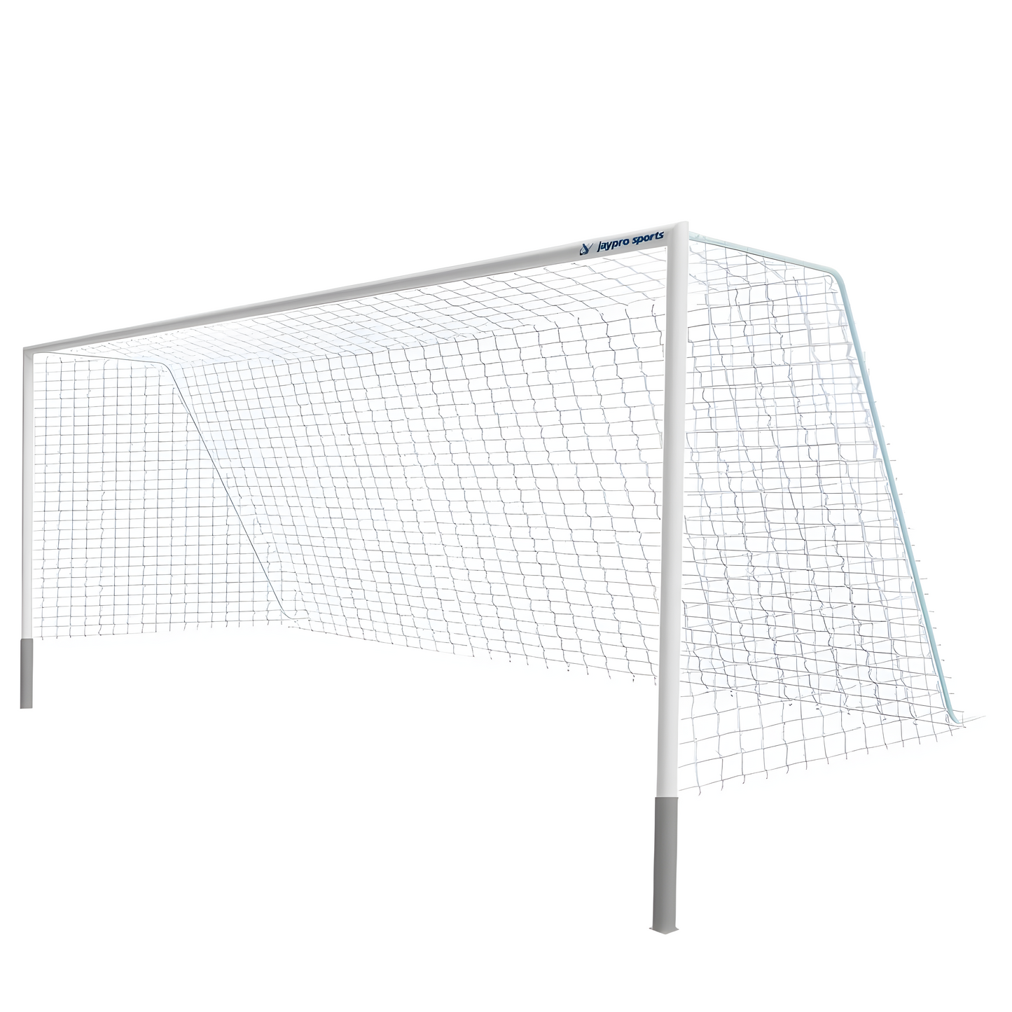 Jaypro Classic Official Round Soccer Goals | Semi-Permanent, Durable Match Goals with Standard Backstays