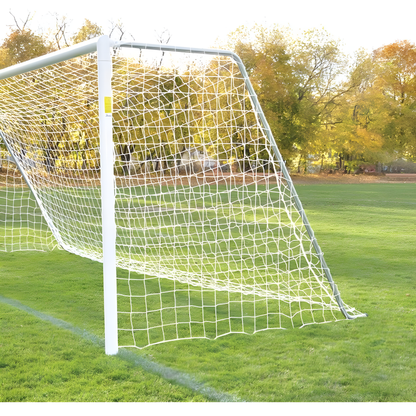 Jaypro Classic Official Round Soccer Goals | Semi-Permanent, Durable Match Goals with Standard Backstays