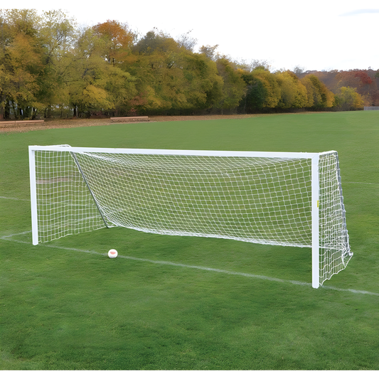 Jaypro Classic Official Square Soccer Goals | Regulation Size with Standard Backstays for Sturdy Support