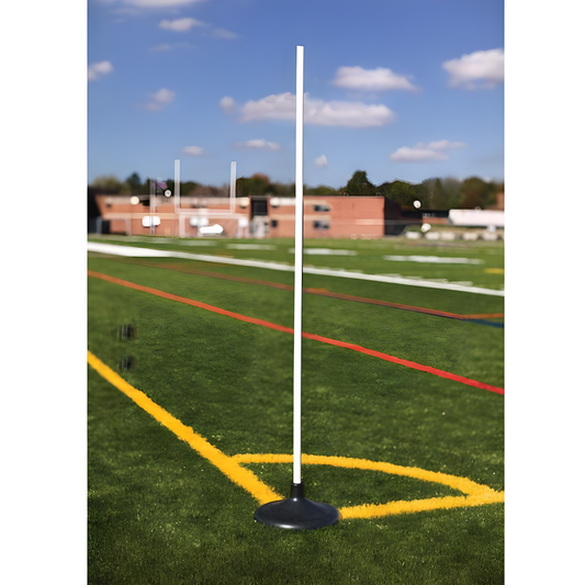 Jaypro Coaching Sticks – Premium Set of 6 with Rubber Bases | Training Poles for Agility, Dribbling & Field Positioning – RBCS-6