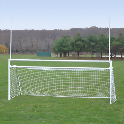 Jaypro Deluxe Soccer/Football Goals – Official Size with Standard Backstays | Durable Aluminum Frame for Competitive Play – FBSC-240