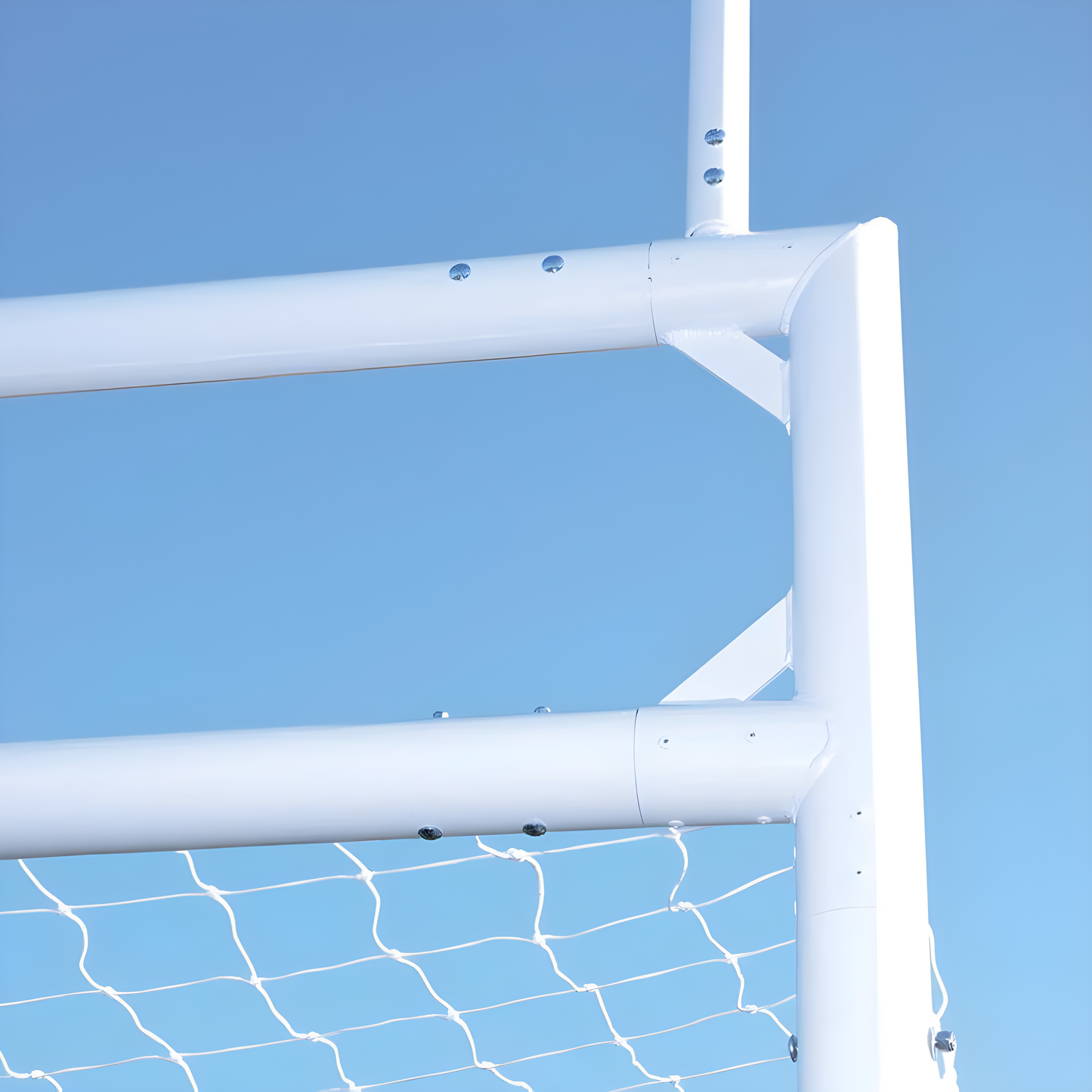 Jaypro Deluxe Soccer/Football Goals – Official Size with Standard Backstays | Durable Aluminum Frame for Competitive Play – FBSC-240