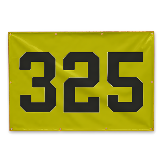 Jaypro Distance Marker – Baseball Outfield (24″ Numbers) | High-Visibility Field Marker for Infield and Outfield (ODM‑35)