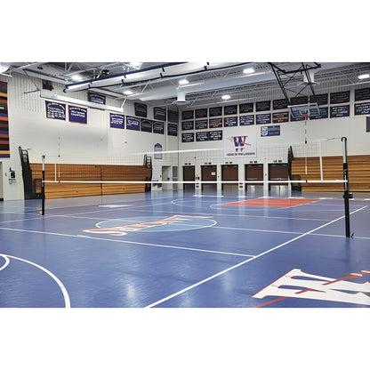 Jaypro FeatherLite Volleyball Uprights | Ultra-Light, Adjustable Court Posts