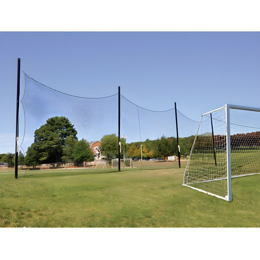 Jaypro FieldPro Soccer Net System | Premium Backstay & Net Support Frame for 6.5' x 18.5' Goals (FNSB-65)