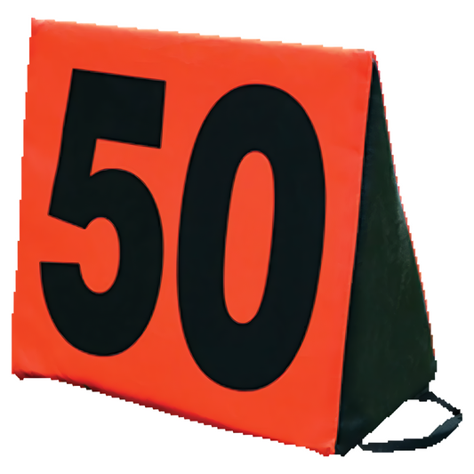 Jaypro Football Sideline Markers – Set of 11 | Durable, Weather‑Resistant Field Markers for Game-Day Precision (FBWSM)