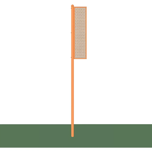 Jaypro Foul Poles – 15' Softball Collegiate | High-Visibility Steel Field Markers for Accurate Fair/Foul Judgments (SBCFP-15)