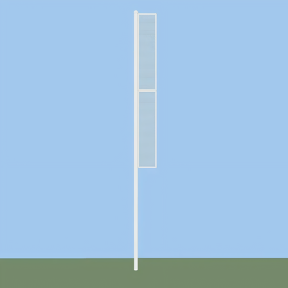 Jaypro Foul Poles – 20' Softball Professional | Ultra-High Visibility, Heavy-Duty Steel Foul Line Markers for Elite Fields (SBFP-200)