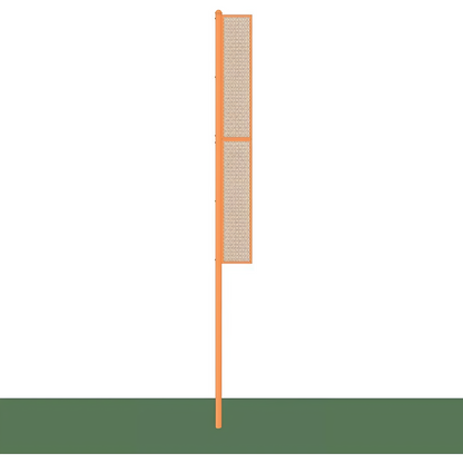 Jaypro Foul Poles – 20' Softball Professional | Ultra-High Visibility, Heavy-Duty Steel Foul Line Markers for Elite Fields (SBFP-200)