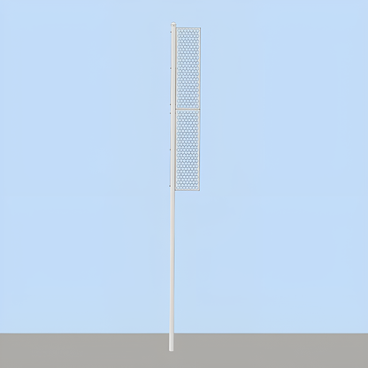 Jaypro Foul Poles – 20' – Softball Professional (Surface Mount) | High-Visibility Yellow, Heavy-Duty Field Marker (SBFP-200SM)
