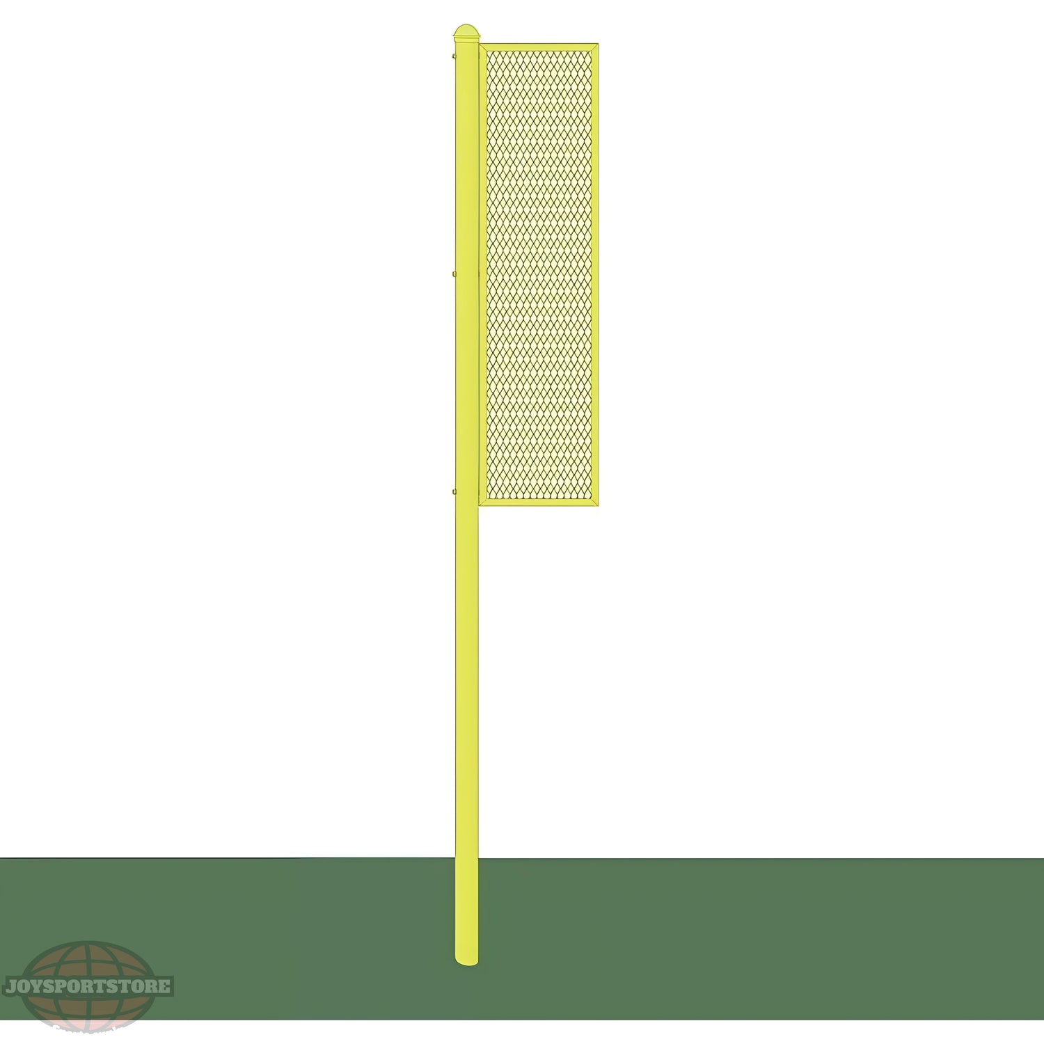 Jaypro Foul Poles – Collegiate 12' (Yellow) | High-Visibility Steel Field Markers for Baseball & Softball (BBSBFP-12) - JoySportStore