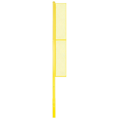Jaypro Foul Poles – Collegiate 20' (Yellow) | Durable, High-Visibility Steel Markers for Baseball & Softball Fields (BBCFP-20)