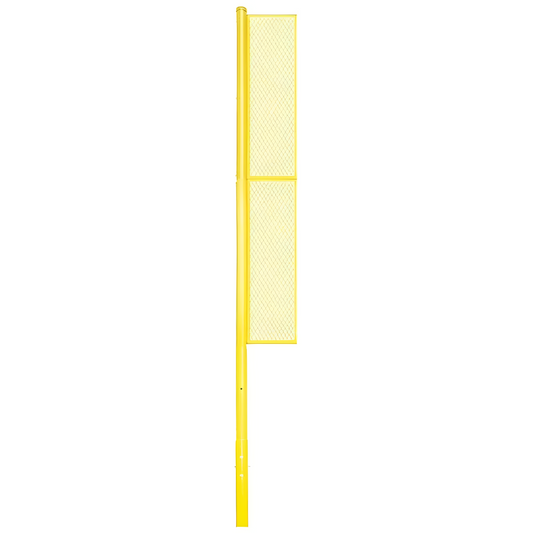 Jaypro Foul Poles – Collegiate 20' (Yellow) | Durable, High-Visibility Steel Markers for Baseball & Softball Fields (BBCFP-20)