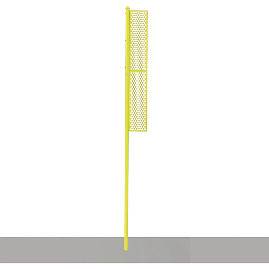 Jaypro Foul Poles – Professional 20' (Yellow) | Ultra-Visible, Heavy-Duty Steel Field Markers for Baseball & Softball (BBFP-20)