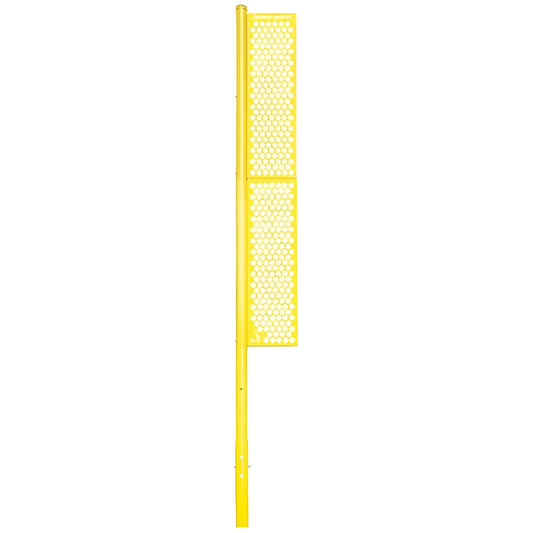 Jaypro Foul Poles – Professional 20' (Yellow) | Ultra-Visible, Heavy-Duty Steel Field Markers for Baseball & Softball (BBFP-20)