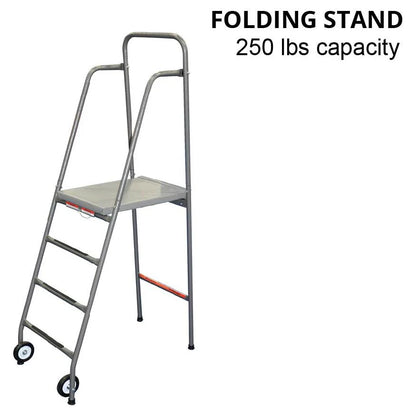 Jaypro Free Standing Volleyball Referee Stand (250 lb. Capacity) | Stable, Comfortable Officiating for Indoor & Outdoor Courts (VRS-6000)