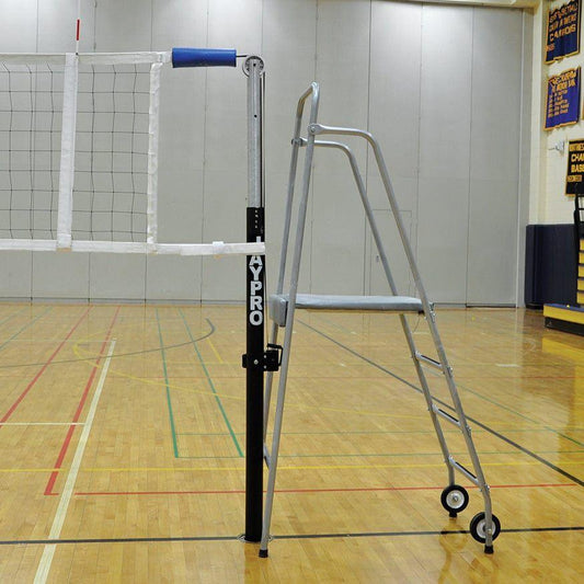 Jaypro Free Standing Volleyball Referee Stand (250 lb. Capacity) | Stable, Comfortable Officiating for Indoor & Outdoor Courts (VRS-6000)
