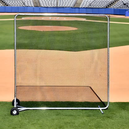 Jaypro Fungo Screen (10' x 10') - Big League Series | Oversized Protection for Elite Field Training (BLFS-101)