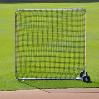 Jaypro Fungo Screen (8' x 8') - Big League Series | Durable, Compact Protection for Pro-Level Training (BLFS-88)