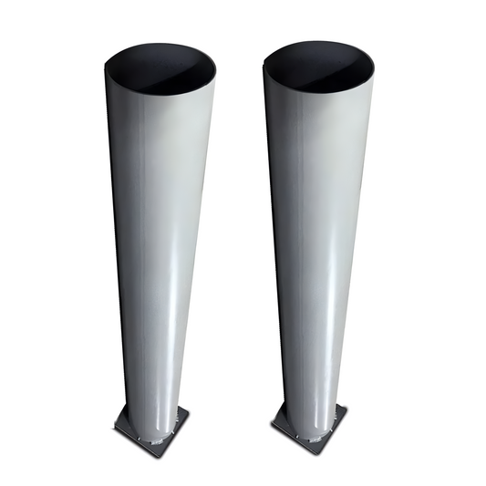 Jaypro Ground Sleeves for 20'- Foul Poles  | Heavy-Duty Steel Sleeves for Collegiate & Pro Fields (FPS-20)