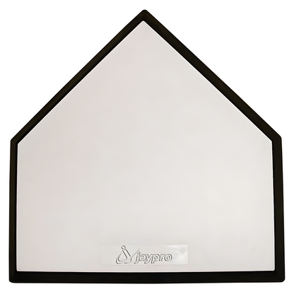 Jaypro Home Plate – Bury-All Rubber Design | In-Ground, Heavy-Duty Baseball & Softball Plate for Long-Term Field Use (HP-100)