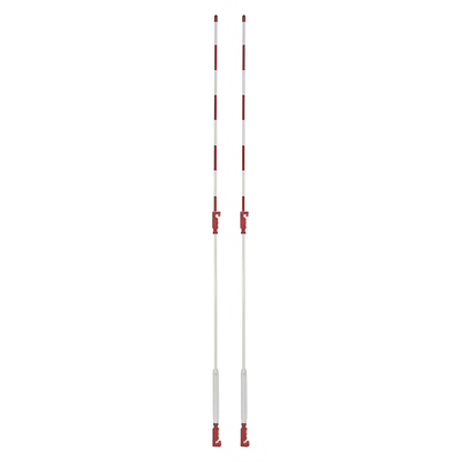 Jaypro Hybrid Steel Volleyball Uprights | Durable, Adjustable Net System for Competitive Play
