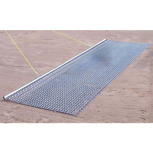 Jaypro Infield Drag Mat – 6' x 3' Steel Baseball Field Groomer (DM-63)