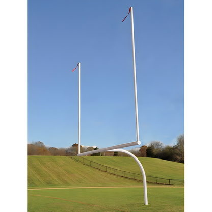 Jaypro Max-1 Football Goal Posts – 30' Uprights, 6' Offset | Pro-Level Field Goals with Adjustable Leveling Plate for Precision Setup (Max-1-30LP6)