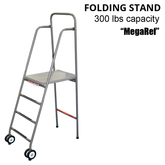 Jaypro Mega Ref Folding Volleyball Referee Stand – 300 lb Capacity | Portable, Stable Platform for Competitive Play – VRS-8000