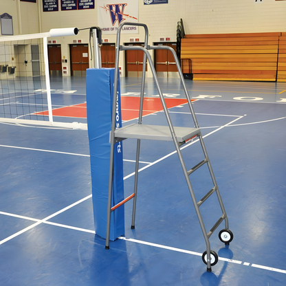 Jaypro Mega Ref Folding Volleyball Referee Stand – 300 lb Capacity | Portable, Stable Platform for Competitive Play – VRS-8000