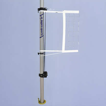 Jaypro Multi-Sport Net System | Adjustable Steel Uprights for Volleyball, Badminton & Tennis