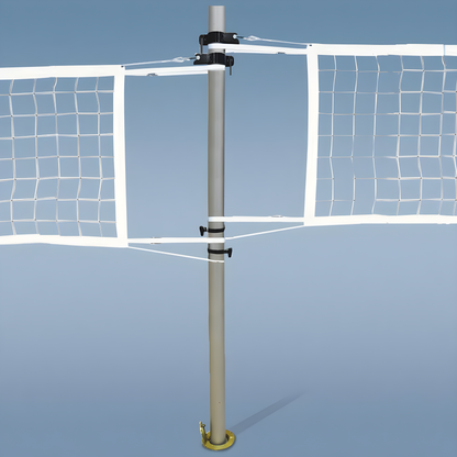 Jaypro Multi-Sport Volleyball Net Center Upright System | Versatile Middle Support for Side-by-Side Court Setups