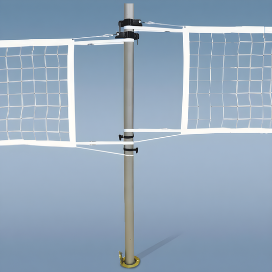 Jaypro Multi-Sport Volleyball Net Center Upright System | Versatile Middle Support for Side-by-Side Court Setups