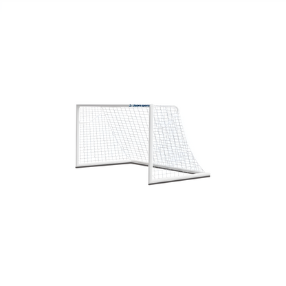Jaypro Nova Club Round Soccer Goals (4-1/2'H x 9'W) | Youth Aluminum Soccer Goal with Safe Rounded Frame (RCG-9S)