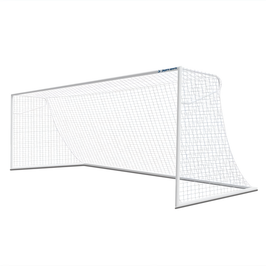 Jaypro Nova Club Round Soccer Goals – 24′ Pair | Portable, Durable Soccer Goal Set for Clubs & Recreational Fields (RCG-24S)