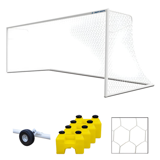 Jaypro Nova Premier Soccer Goal Package (8 ft.H x 24 ft.W x 4 ft.B x 10 ft.D) SGP-600PKG