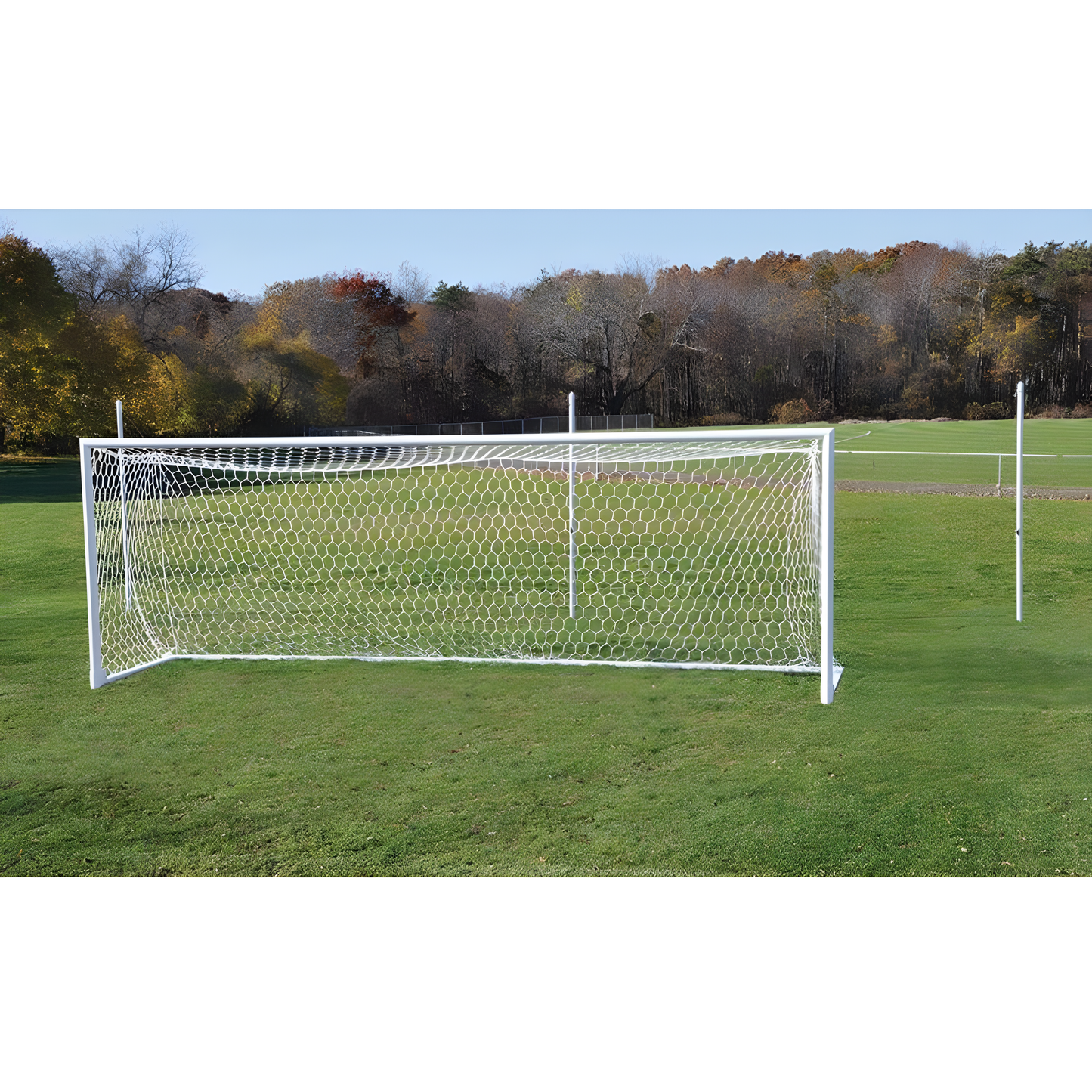 Jaypro Nova World Fold‑Up Soccer Goals | Easy‑Storage Regulation‑Size Goals for Field & Backyard (SGP‑660)