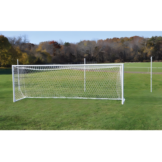 Jaypro Nova World Fold‑Up Soccer Goals | Easy‑Storage Regulation‑Size Goals for Field & Backyard (SGP‑660)