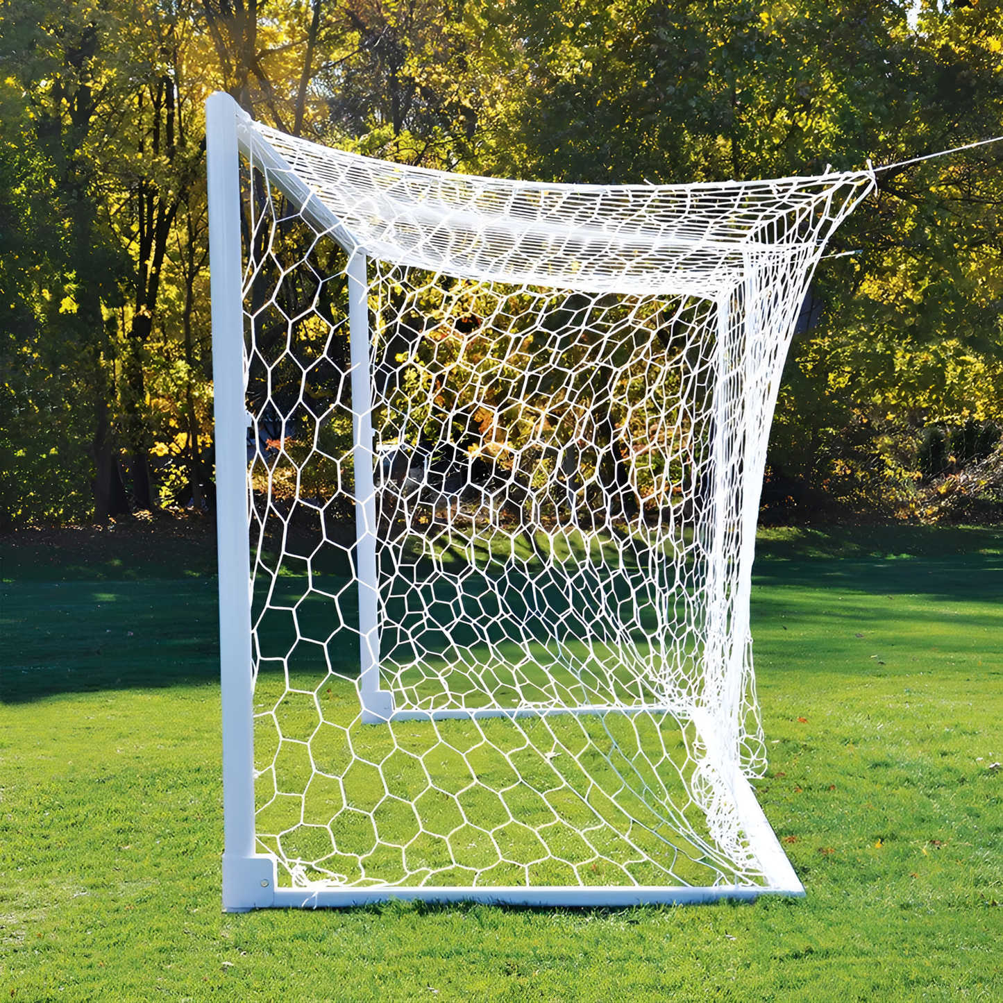 Jaypro Nova World Fold‑Up Soccer Goals | Easy‑Storage Regulation‑Size Goals for Field & Backyard (SGP‑660)