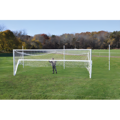 Jaypro Nova World Fold‑Up Soccer Goals | Easy‑Storage Regulation‑Size Goals for Field & Backyard (SGP‑660)