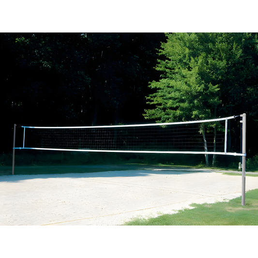 Jaypro Outdoor Volleyball Uprights – 3-1/2" Round Competition Poles | Heavy-Duty Net Support for Outdoor Play – OCV-900
