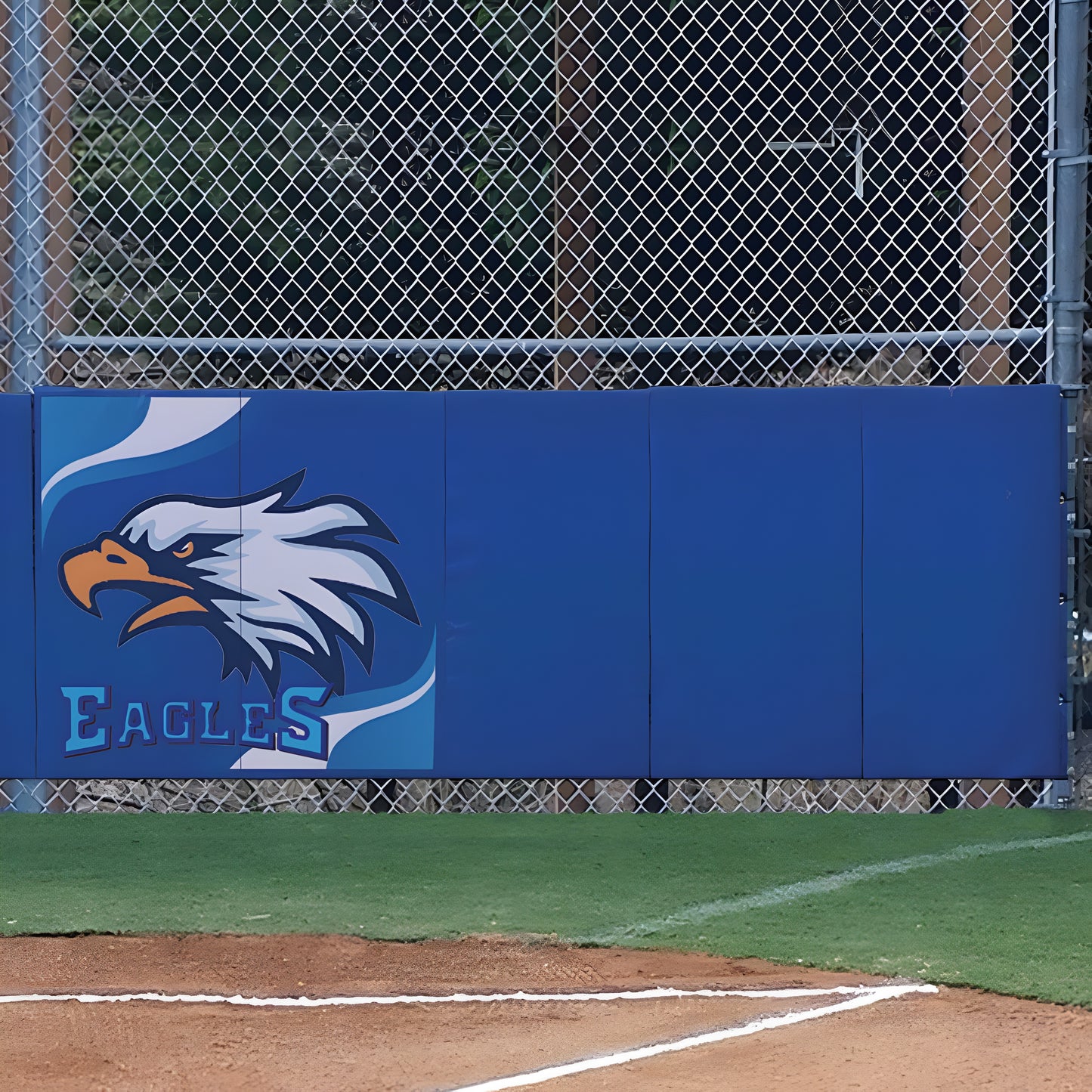 Jaypro Padding – Backstop (3'H x 10'L) – Outdoor | Durable Safety Padding for Dugouts, Fences & Backstops (BSP2310)