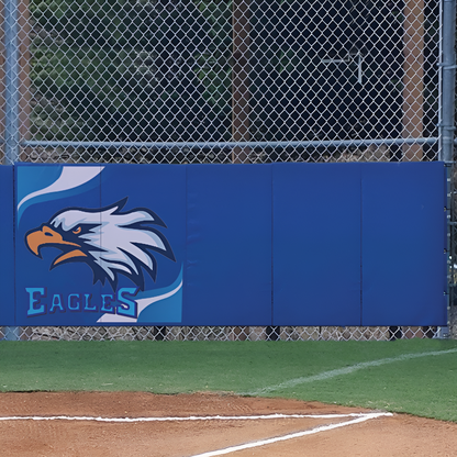 Jaypro Padding – Backstop (3'H x 6'L) – Outdoor | Compact Weather-Resistant Field & Fence Protection Pad (BSP236)
