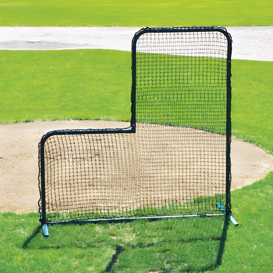 Jaypro Pitcher's Screen - (7'W x 7'H) - Collegiate | Heavy-Duty Protection for Practice & Games (PS-84)
